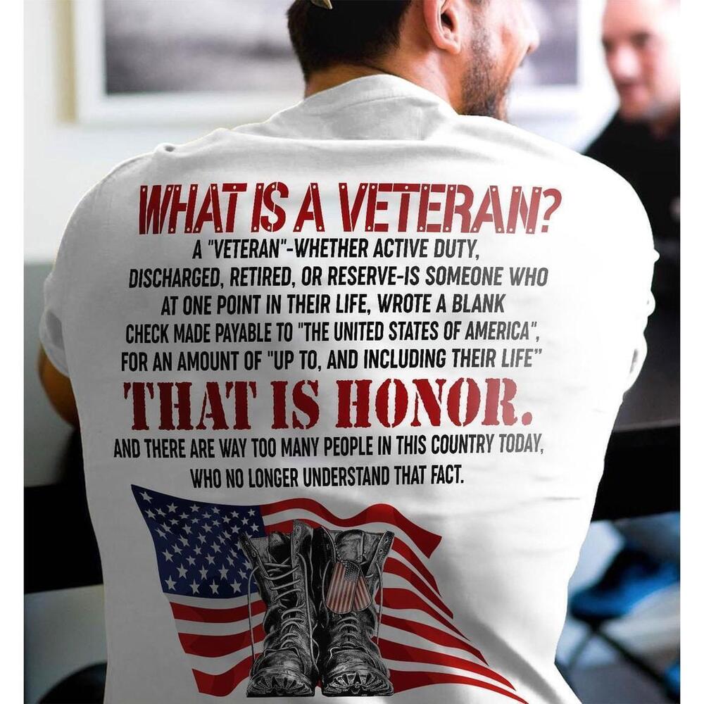 Ultra Cotton What Is A Veteran That Honor Fathers Day Tshirt